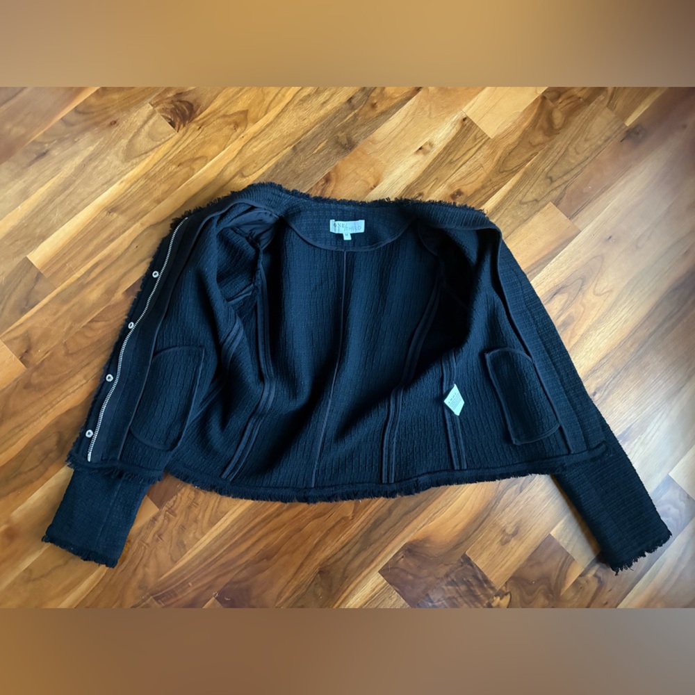 One Third Stylish Black Women's Jacket 01, ECU - Picture 8 of 13
